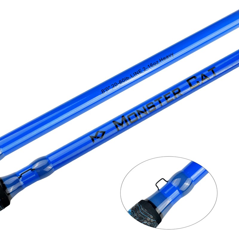MASTER LOGIC Catfish Fishing Rod 8'Glow in The Dark Catfishing