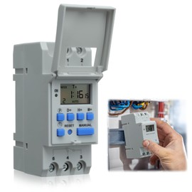 THC15A Weekly LCD Digital Electronic Timer Relay Programmable for Public Lighting and Appliances 200-240V