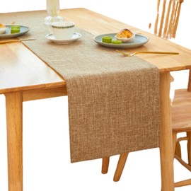 Tropchou Table Runner Table Center Cloth Table Dining Table Decoration Party Scandinavian (11.8 x 82.7 inches (30 x 210 cm), Beige)