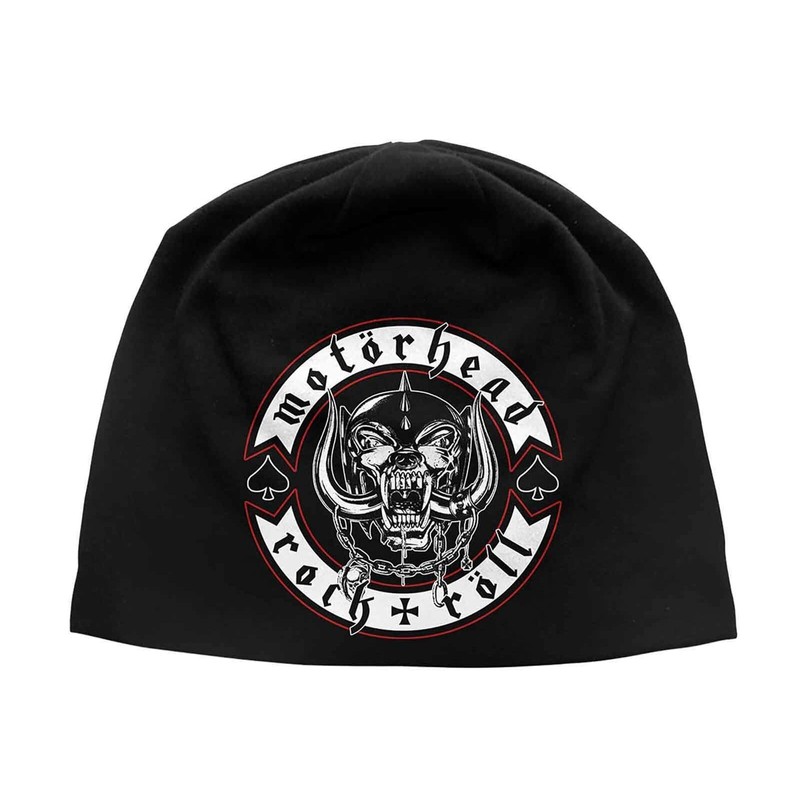 Motörhead Beanie Hat Rock n Röll Biker Logo Knitted Hat