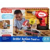 Fisher-Price Preschool Toy Drillin’ Action Tool Set with Sounds, 10