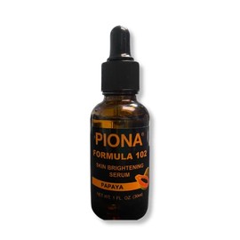 Piona Skin Brightening Serum - Formula 102 - Papaya - 1 fluid ounce.