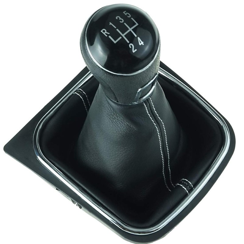 Do!LED Gear Stick Knob Gear Stick Gaiter Frame 5 Gears