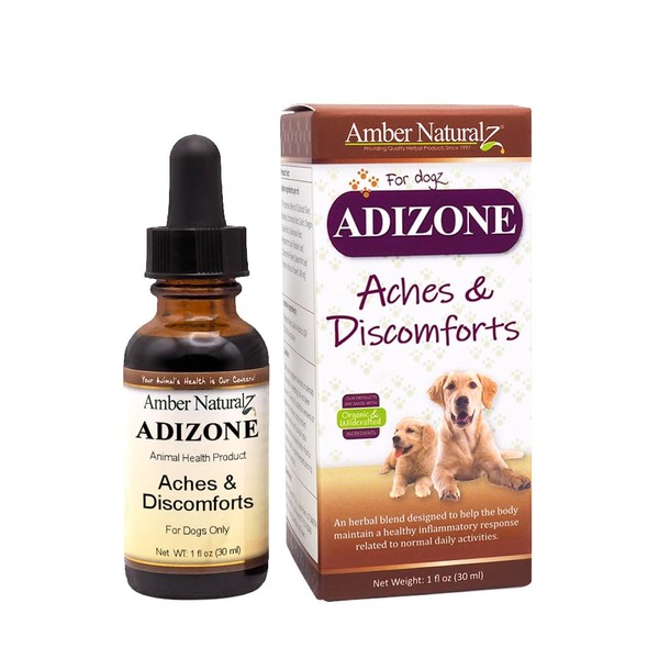 Amber NaturalZ Adizone Herbal Supplement for Dogs | Supports a
