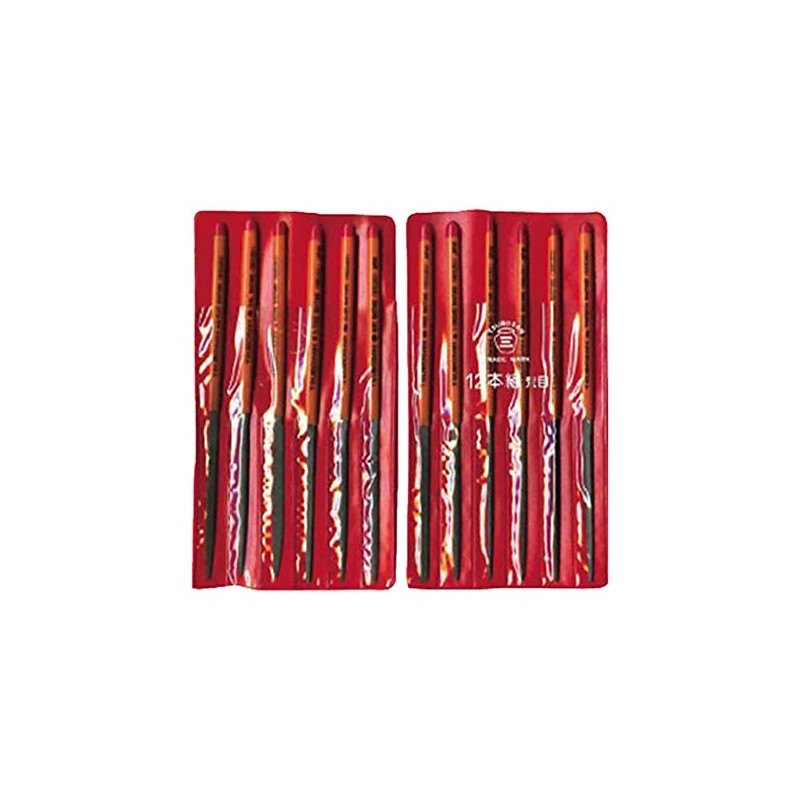 Tsubosan ST01201 File Set, 12 Piece Set, Rough Eye