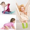ARERWA Children's Non-Slip Socks 6 Pairs Non-Slip Crew Socks for