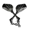 OKSTNO LED Skull Skeleton Hand Claw Side Mirrors Rearview Mirrors