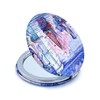 Mirror Small Fold Pocket Makeup Mirror Purple Cosmetic Mirror Handheld