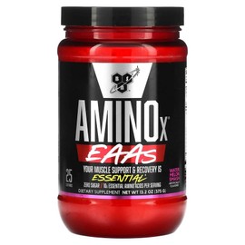 BSN AminoX EAAs Muscle Support Recovery Watermelon Smash 375g, 6 pieces, 374.213g / BSN AminoX EAAs 머슬 써포트 리커버리 수박 스매시 375g, 6개, 374.213g