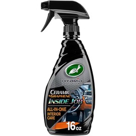 Turtle Wax 53787 Hybrid Solutions Ceramic Graphene Inside Job, Interior Car Cleaner and Protectant, Odor Eliminator, Works on Leather, Vinyl, Plastic, Rubber and More, 16 fl oz. (Pack of 1)