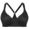 MELENECA Women's Racerback Front Fastening Bras Plunge Unlined Full Coverage