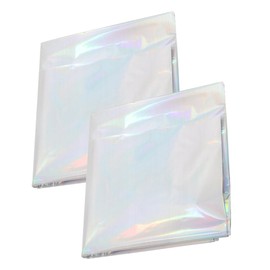 Ciieeo 2pcs Iridescent Tablecloth Rectangle Table Cover Party Supplies for Families Restaurants