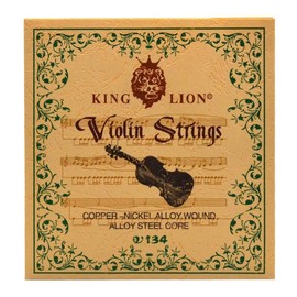 Fansjoy Violin Strings (E-A-D-G) Full Set, Universal Violin Strings Steel Core Steel Strings for 4/4, 3/4, 1/2, 1/4 Violins