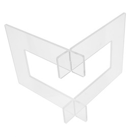 COHEALI Transparent Bike Parking Stand for Balance Bikes and Scooters Simple Installation Firm Support for Home and Store Display