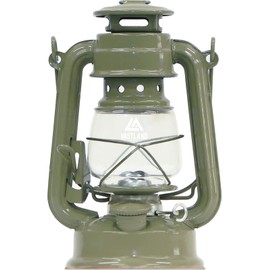 VASTLAND Lantern, Oil Lantern, Small, Olive, Camping, Outdoor Equipment, Includes Replacement Wick