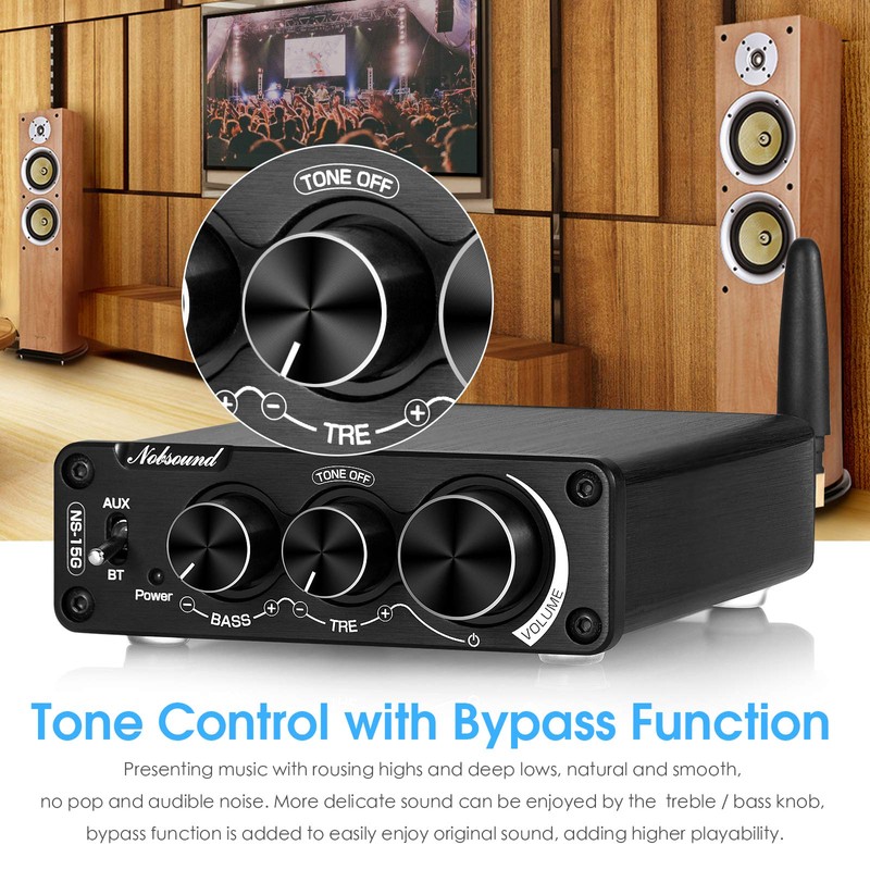 Nobsound NS-15G 2 Channel Bluetooth Power Amplifier 200W Class D