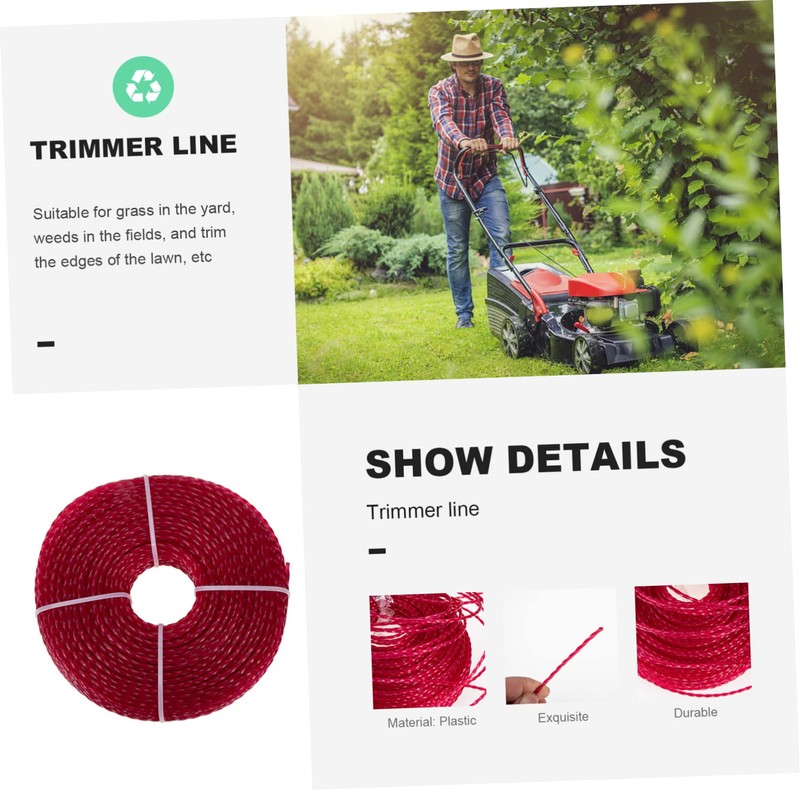 TOVINANNA Mowing Trimmer Rope Mower Line Versatile Trimmer String for
