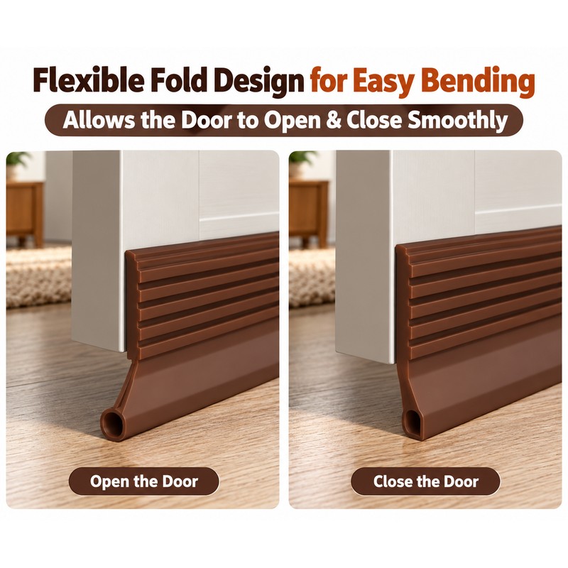 1M Door Bottom Sealing Strip for Door Gaps – Windproof