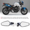 2pcs Motorcycle CNC Handle Aluminum Plane Rear View Side Mirror