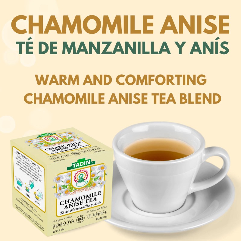 Tadin Chamomile Anise Tea, 10 Tea Bags 0.35 fl oz,