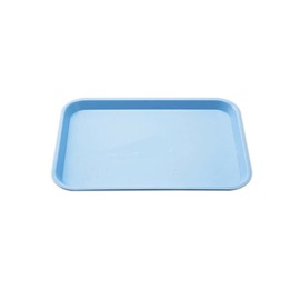 (Blue) Dental Autoclavable Plastic Instrument (Set Up Flat Tray, 13.25 Inches x 9.75 Inches), Size B, Professional Medical Surgical, Dental Lab Instrument Tools Tray by House Brand (20)