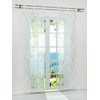 ESLIR Sliding Curtains Set of 2 Panel Curtains with Loops