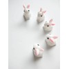 Miniature 5-Piece Bunny Set, Terranium Gardening, Mossium, Dollhouse, Figurine, Diorama