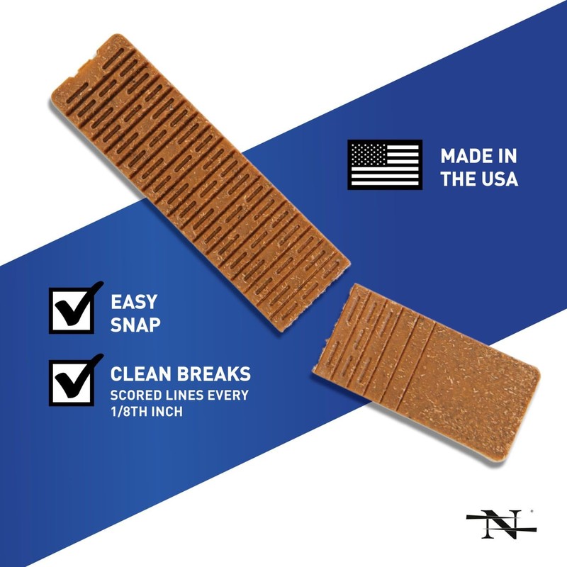 Nelson Wood Shims, 8-inch 12-Pack Composite Bundle