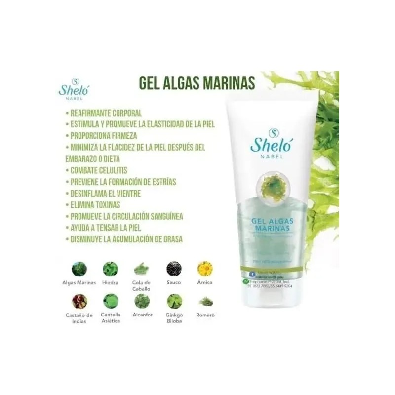 Hielo Mineral Gel Reafirmante D Alga Marinas Sheló S060+s090