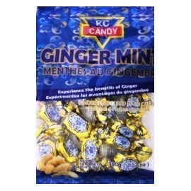 KC Ginger Mints (Case of 24 x 3.52oz) by KC Candy