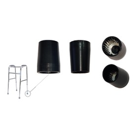 AARAM PVC Tips for Walker 1 inch to 1.2 inches / 26 to 31 mm Size, Metal insert in the product for better durability