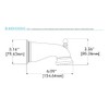 Speakman S-1560 Alexandria Bathtub Spout with Diverter for Stylish Bathroom
