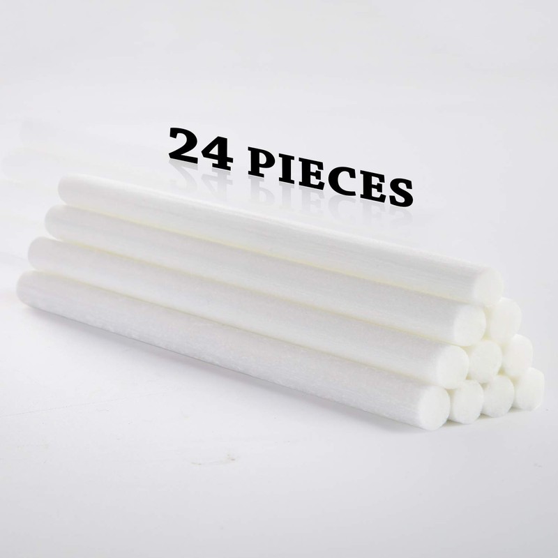 Mudder 24 pcs Humidifier Sticks Filter Refill 5.35''Mini Air Diffuser