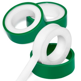 XEHAHOSH 3 Roll Plumbers Tape, Teflon Tape, -374 to 536 Degree F Temperature Range, High Density 0.45g/cm, Water Pipe Sealing Plumbing Tape, Duct Tape, L 390 in x W 0.47 in³. Green