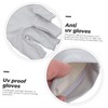 Baluue 1 Pair UV Gloves Nail Art Skin Care Supply