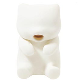 Mini Food Cooling Fan - Tiny Robot Cooling Fan, USB Rechargeable, Portable for Hot Drinks, Meals, and Dishware (White)