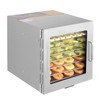Commercial Food Dehydrator 8-Tray Fruit and Meat Dehydrator Stainless Steel