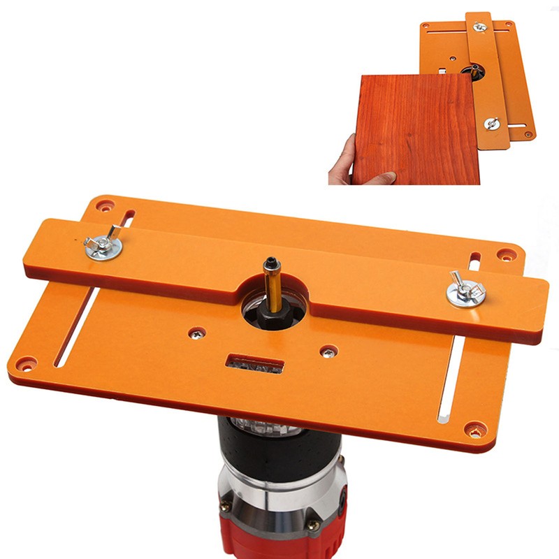 Router Table Plate Woodworking Insert Wood Trimming Milling Tools with