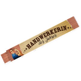 Folding Ruler Craftswoman of the Year 2 Metres Wood DIY