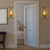 Vesici Candle Sconces Set of Two Metal Wall Candle Holder