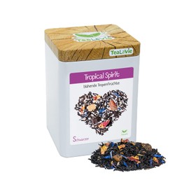 TEALAVIE - Black Tea Loose | Tropical Spirit - Blooming Tropical Fruits | 100 g Tin of Loose Black Tea