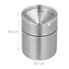 Relaxdays Ashtray with Lid, Outdoor & Indoor, H x D