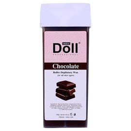 URTERYSER Hair Removal Wax Hot Depilatory Wax Cream Cartridge Green Tea Strawberry Natural Body Hair Removal Roller Wax For Women Gentle Hair Removal Wax, chocolate