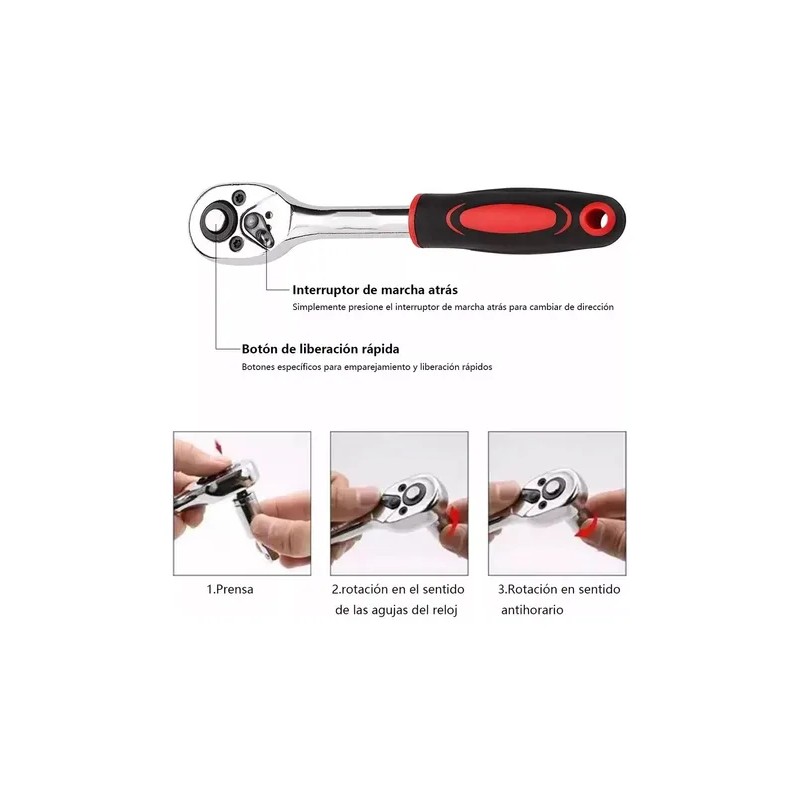 Kit Juego De Herramientas Mecánicas Autocle Manuales 46pcs