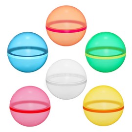 AISHITE 6pcs/10pcs/20pcs Water Balloons Water Splash Ball Reusable Water Bomb No Mess Water Toys Water Play Outdoor Games Summer Party Summer Sea