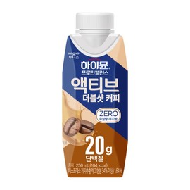 하이뮨 프로틴밸런스 액티브 더블샷커피 250ml x 9개 Highmoon Protein Balance Active Double Shot Coffee 250ml x 9 packs