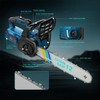10000mAh Brushless Mini Chainsaw Cordless 12 inch, Electric Chainsaw Battery