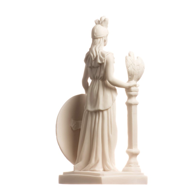 Athena Parthenos Varvakeion with Pegasus Shield Greek Goddess Alabaster Statue