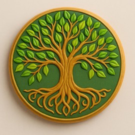 10cm Tree of Life Cookie Cutter