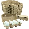 Duck Egg Cartons Large 14 Pack, Blank Natural Pulp One
